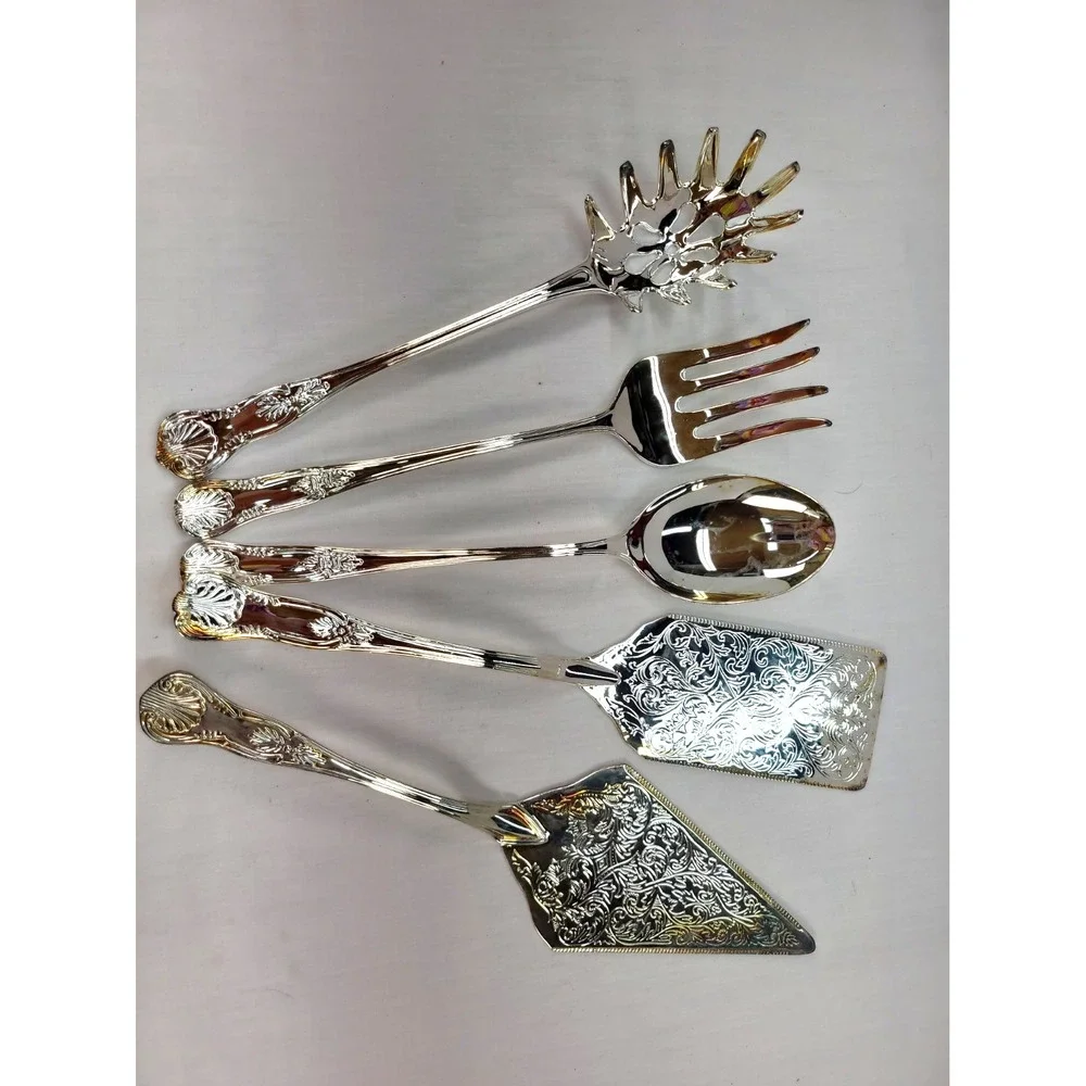 Vintage International Silverplate Hostess Serving Set 5 pieces